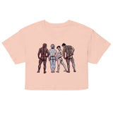 Debut garment mockup | Monster Jocks (Crop Top) | Pale Pink