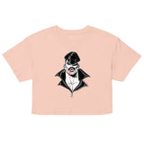 Debut garment mockup | Bloodsucker (Crop Top) | Pale Pink