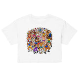 Debut garment mockup | Can't Stop Won't Stop (Crop Top) | White