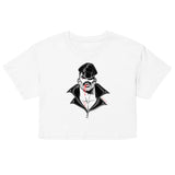 Debut garment mockup | Bloodsucker (Crop Top) | White