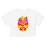 Debut garment mockup | Big Boss Energy (Crop Top) | White