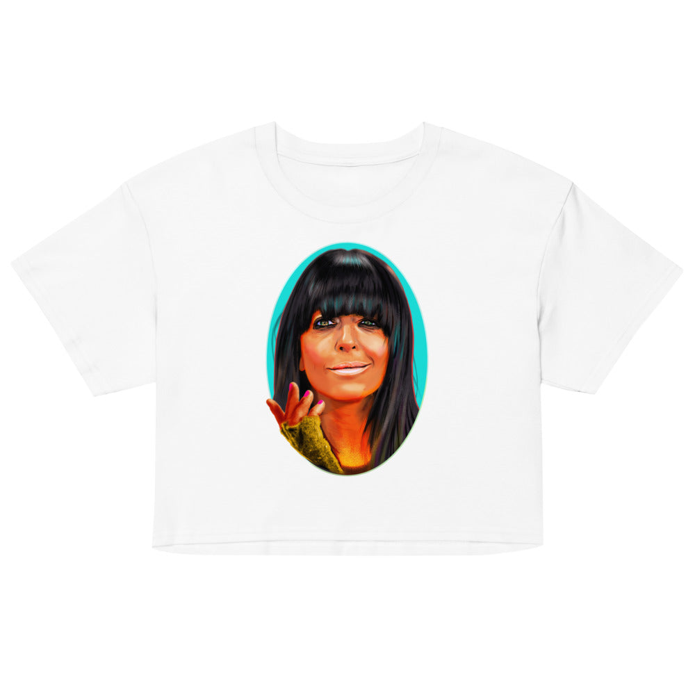 Debut garment mockup | Faithful-ish (Crop Top) | White