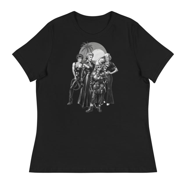 Debut garment mockup | Tom of Shady Pines (Women's) | Black