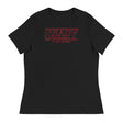 Debut garment mockup | Shady Pines (Women's) | Black