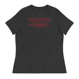 Debut garment mockup | Shady Pines (Women's) | Dark Grey Heather