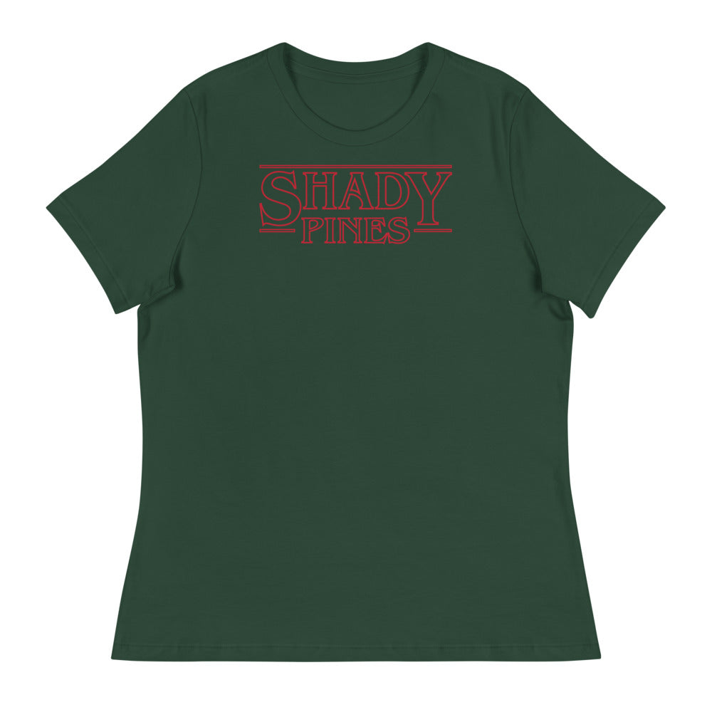Debut garment mockup | Shady Pines (Women's) | Forest Green