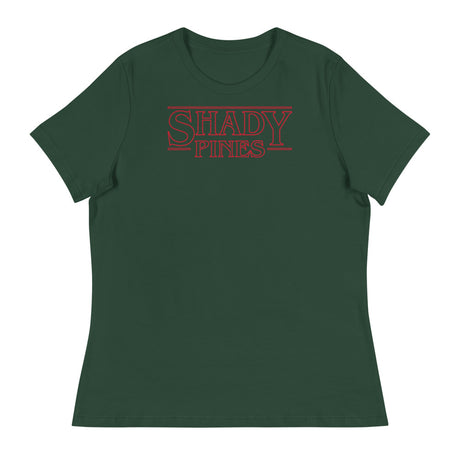 Debut garment mockup | Shady Pines (Women's) | Forest Green