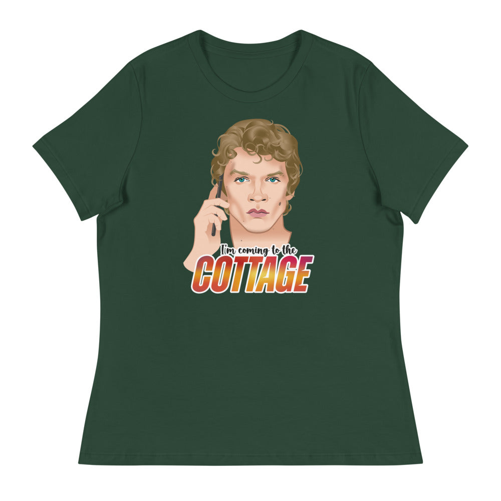 Debut garment mockup | The Cottage (Women's) | Forest Green