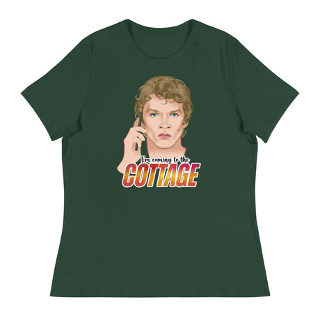 Debut garment mockup | The Cottage (Women's) | Forest Green