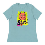 Badge of Honor (Women's T-Shirt) - Heather Blue Lagoon