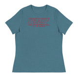 Debut garment mockup | Shady Pines (Women's) | Heather Deep Teal