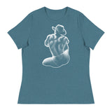 Debut garment mockup | Bikini Cowboy (Women's) | Heather Deep Teal