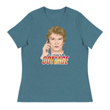 Debut garment mockup | The Cottage (Women's) | Heather Deep Teal