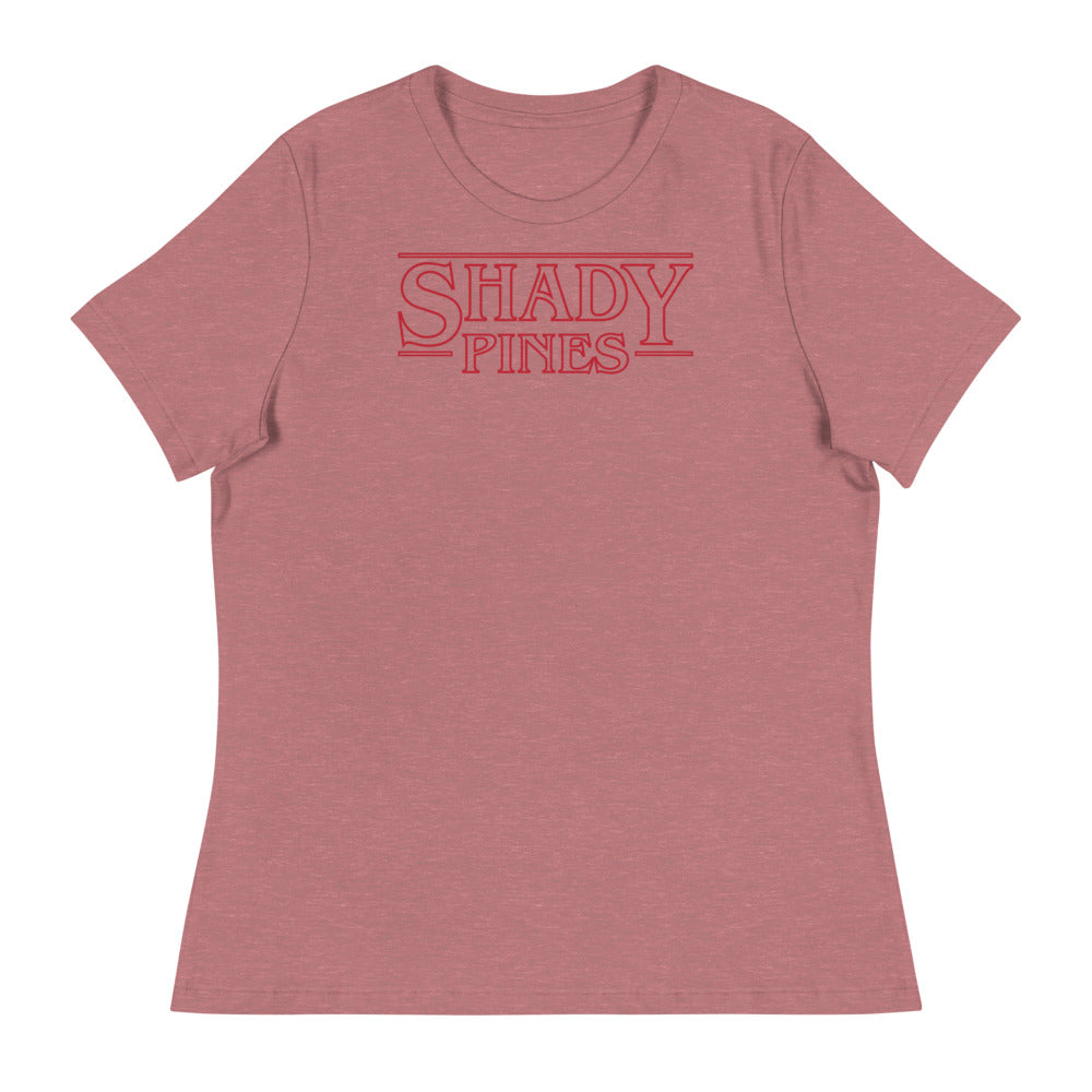 Debut garment mockup | Shady Pines (Women's) | Heather Mauve