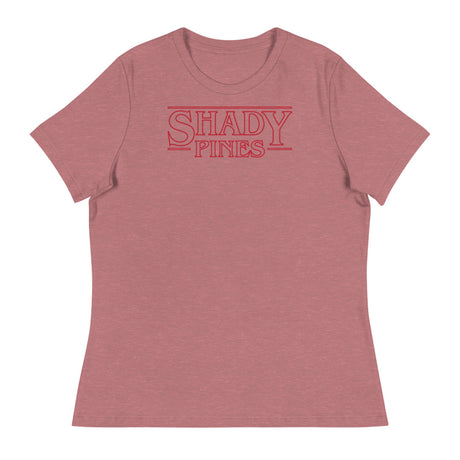 Debut garment mockup | Shady Pines (Women's) | Heather Mauve