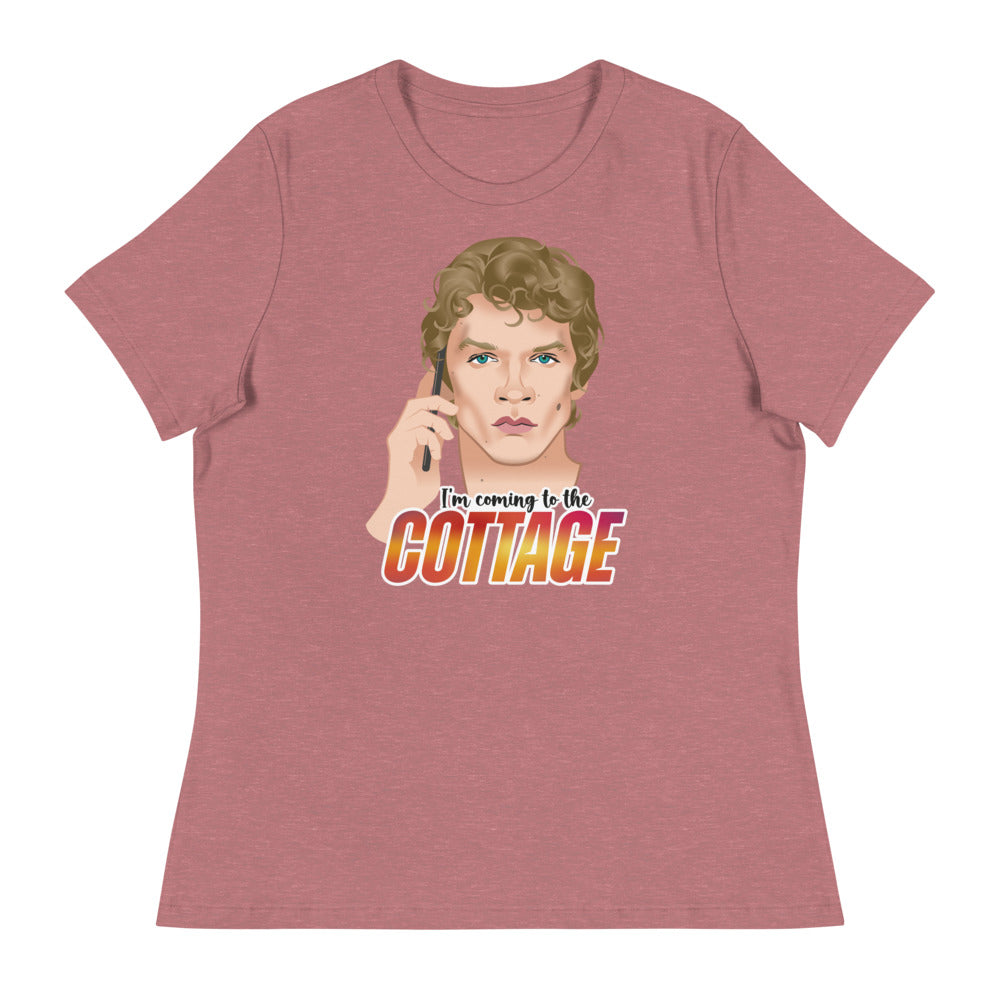 Debut garment mockup | The Cottage (Women's) | Heather Mauve