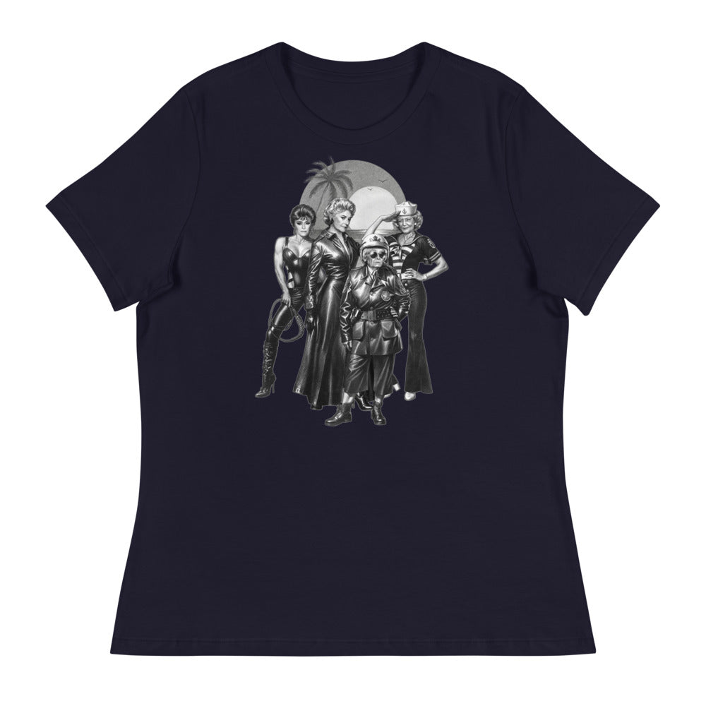 Debut garment mockup | Tom of Shady Pines (Women's) | Navy