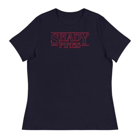 Debut garment mockup | Shady Pines (Women's) | Navy