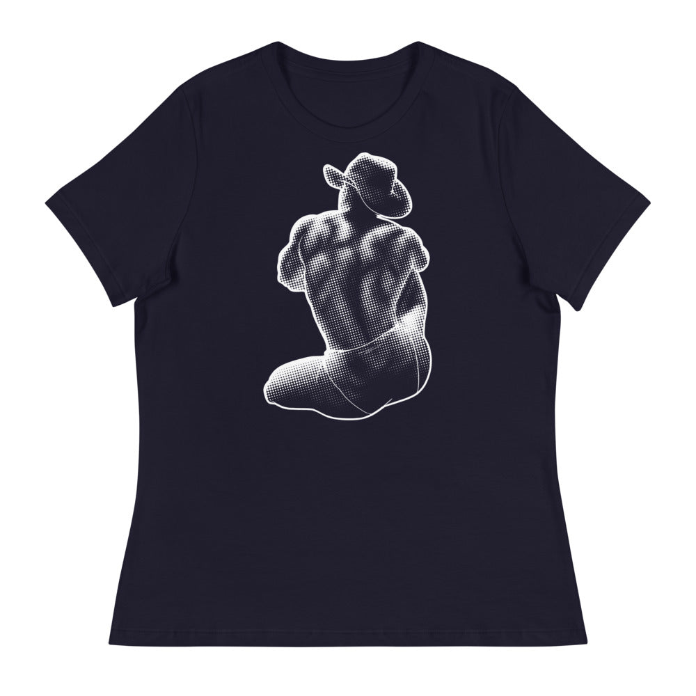 Debut garment mockup | Bikini Cowboy (Women's) | Navy