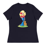 Debut garment mockup | Smoky Mountain Glam (Women's) | Navy