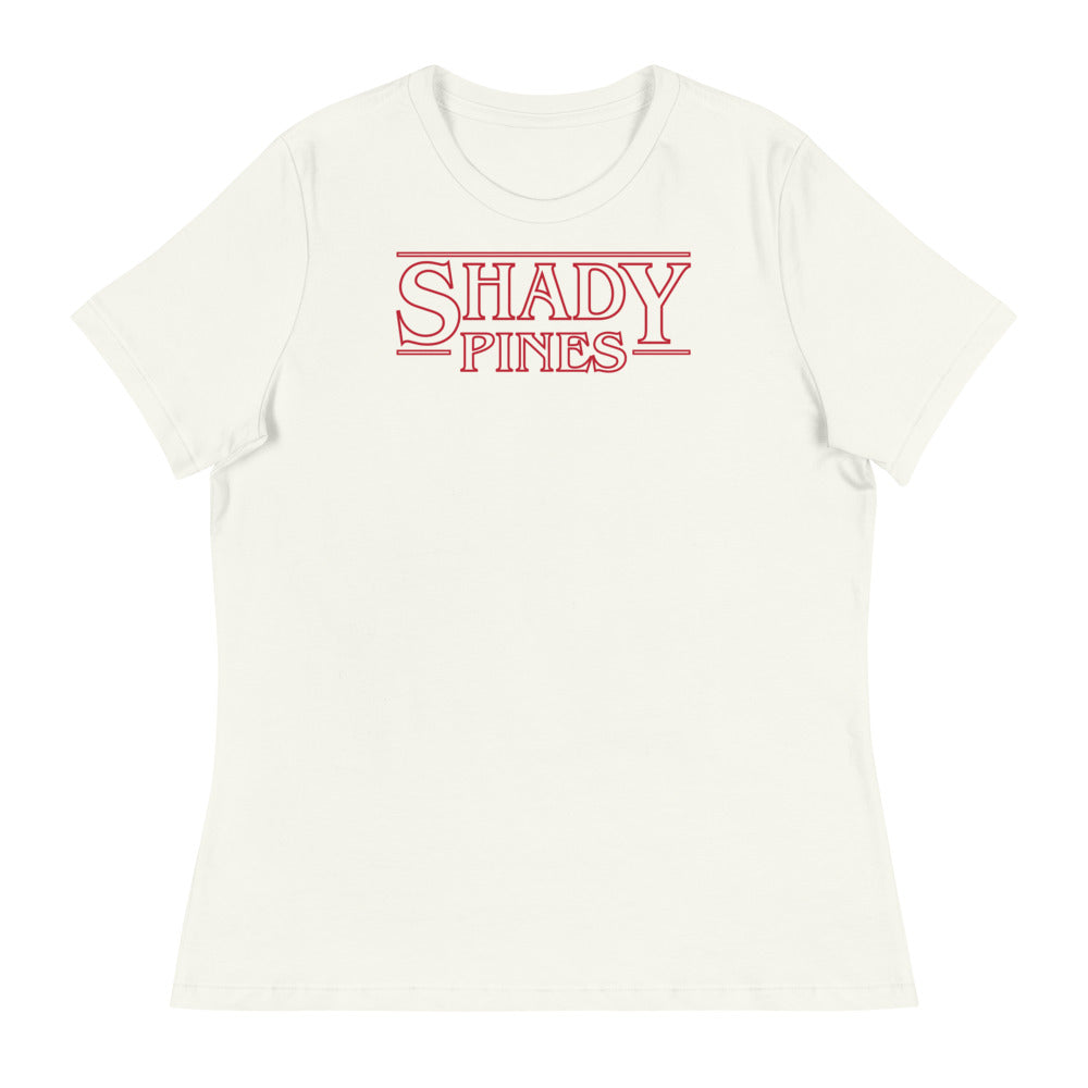 Debut garment mockup | Shady Pines (Women's) | Vintage White
