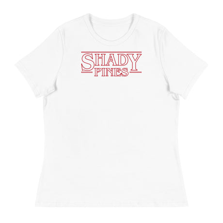 Debut garment mockup | Shady Pines (Women's) | White