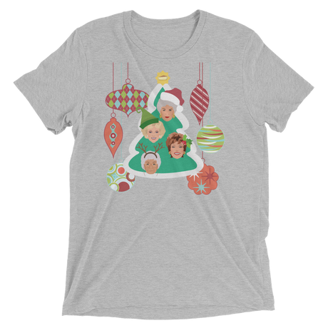 A Golden Christmas (Retail Triblend)-Triblend T-Shirt-Swish Embassy