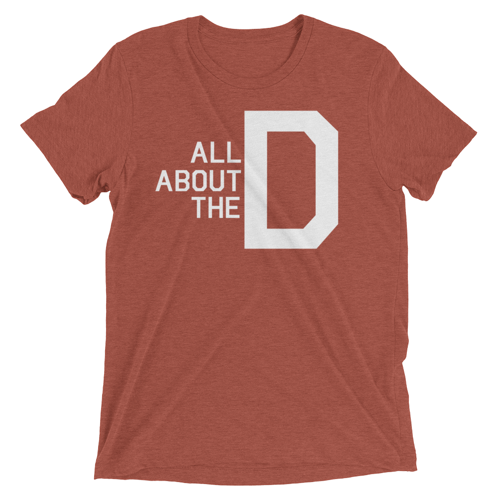 All About the D (Retail Triblend)-Triblend T-Shirt-Swish Embassy