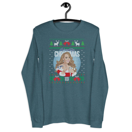 All I Want for XMas (Ugly Christmas)-T-Shirts-Swish Embassy