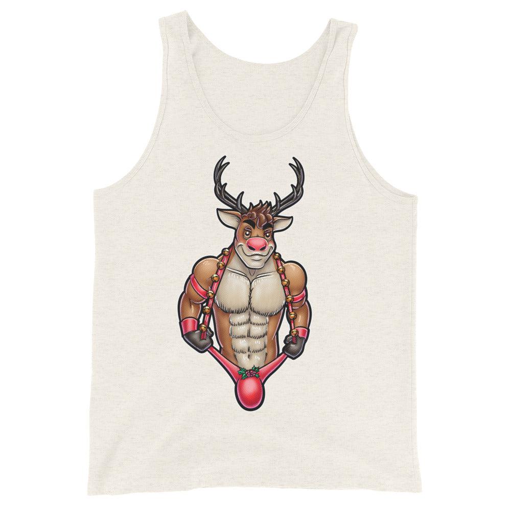 All the Reindeer Loved Him (Tank Top)-Christmas Tanks-Swish Embassy