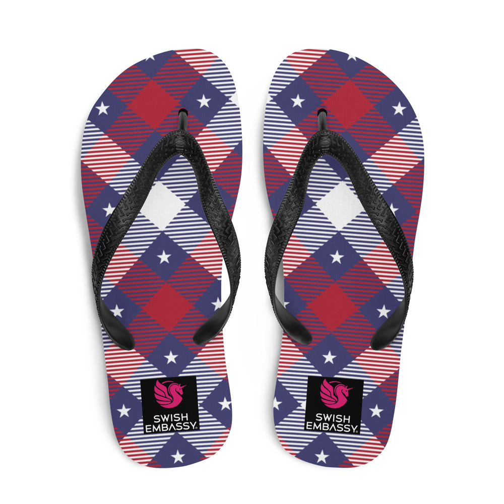 American Tartan (Flip Flops)-Swish Embassy