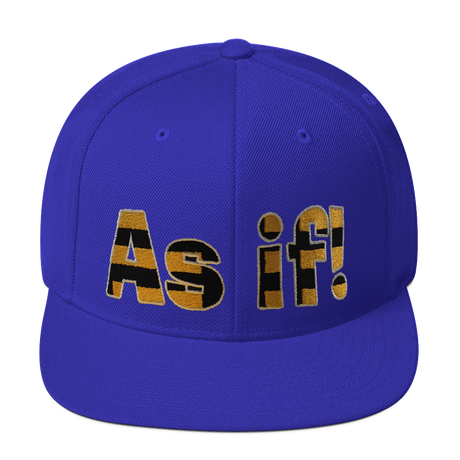 As If! (Baseball Cap)-Headwear-Swish Embassy