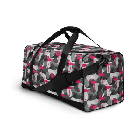 Battle Flamingo (Duffle bag)-Duffle Bag-Swish Embassy