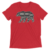 Bear's Anatomy (Retail Triblend)-Triblend T-Shirt-Swish Embassy