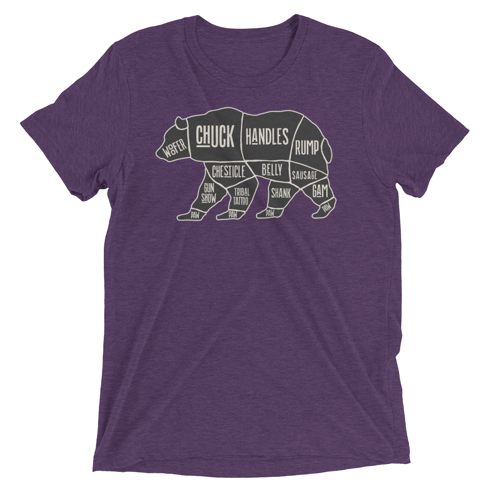 Bear's Anatomy (Retail Triblend)-Triblend T-Shirt-Swish Embassy