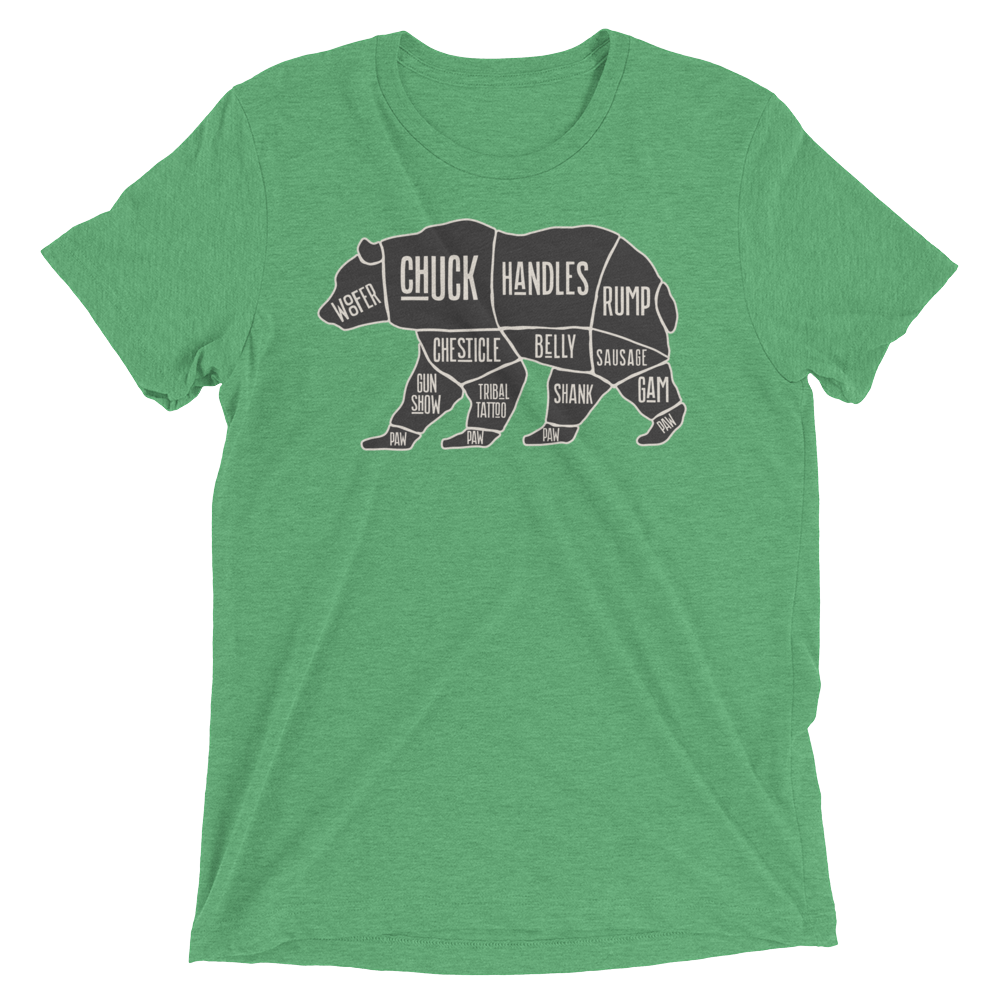 Bear's Anatomy (Retail Triblend)-Triblend T-Shirt-Swish Embassy