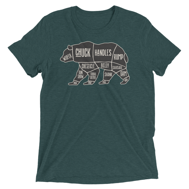 Bear's Anatomy (Retail Triblend)-Triblend T-Shirt-Swish Embassy