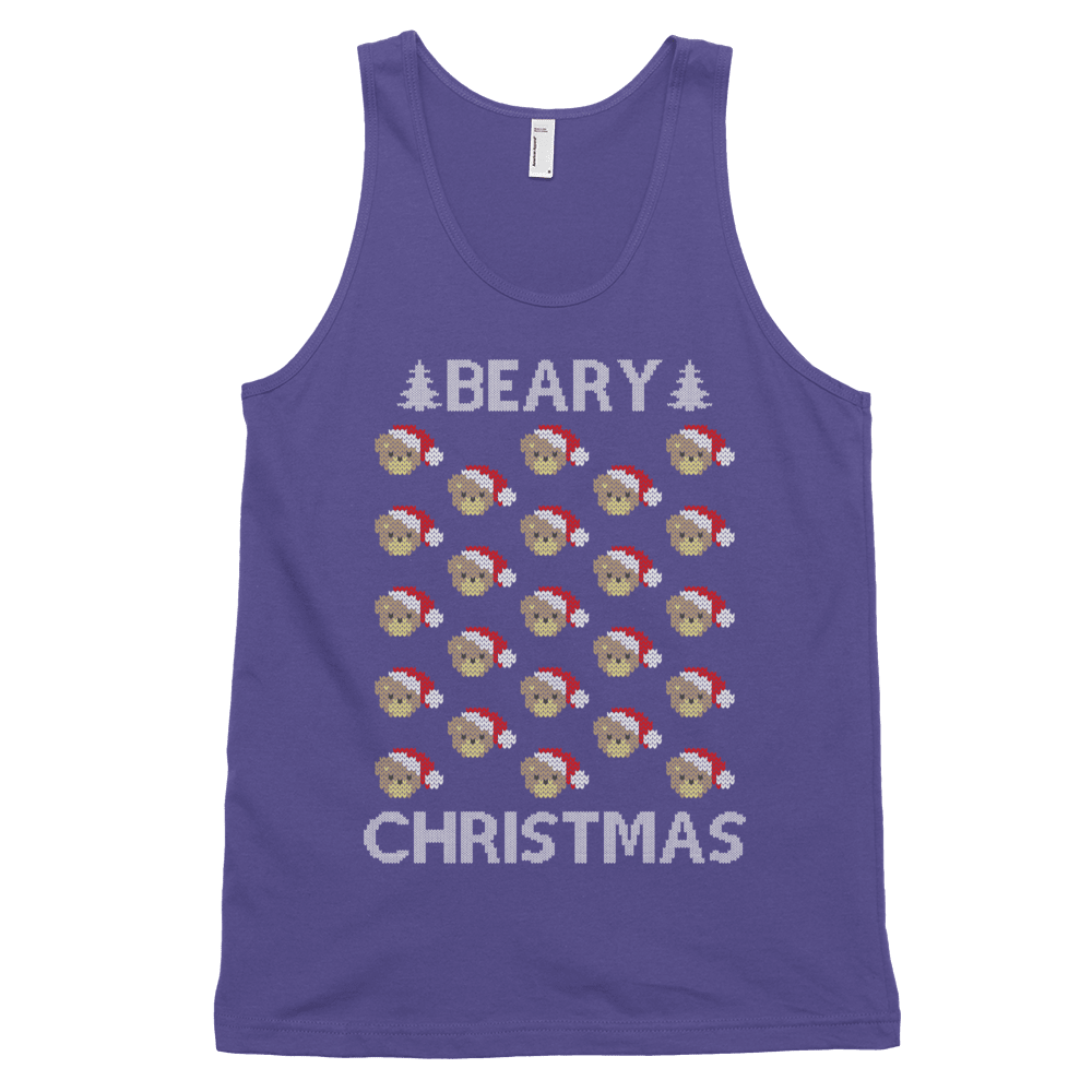 Beary Christmas (Tank Top)-Christmas Tanks-Swish Embassy