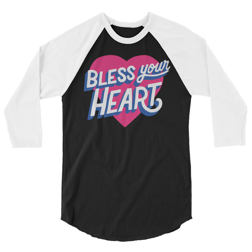 Bless Your Heart (Raglan)-Raglan-Swish Embassy