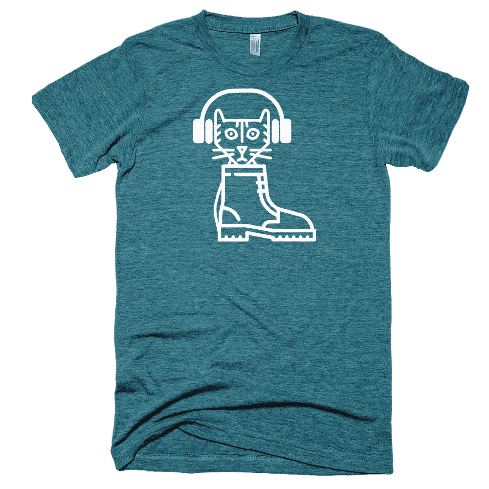 Boots & Cats (Triblend)-T-Shirts-Swish Embassy