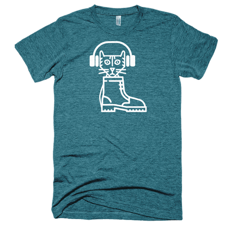 Boots & Cats (Triblend)-T-Shirts-Swish Embassy