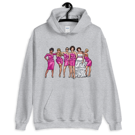 Bridesmaids from Outer Space (Hoodie)-Hoodie-Swish Embassy