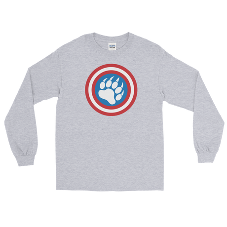 Cap'n Ameribear (Long Sleeve)-Long Sleeve-Swish Embassy