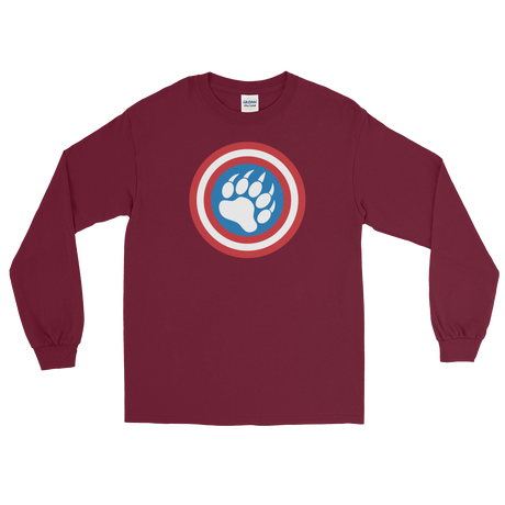 Cap'n Ameribear (Long Sleeve)-Long Sleeve-Swish Embassy