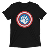 Cap'n Ameribear (Retail Triblend)-Triblend T-Shirt-Swish Embassy