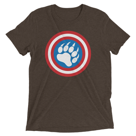 Cap'n Ameribear (Retail Triblend)-Triblend T-Shirt-Swish Embassy