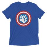 Cap'n Ameribear (Retail Triblend)-Triblend T-Shirt-Swish Embassy