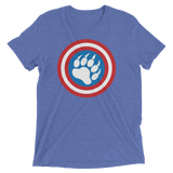 Cap'n Ameribear (Retail Triblend)-Triblend T-Shirt-Swish Embassy