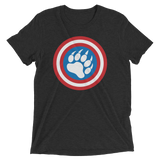 Cap'n Ameribear (Retail Triblend)-Triblend T-Shirt-Swish Embassy