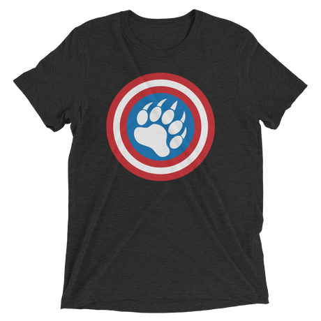 Cap'n Ameribear (Retail Triblend)-Triblend T-Shirt-Swish Embassy